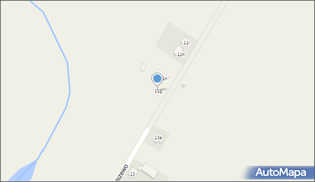 Mściszewo, Mściszewo, 11g, mapa Mściszewo