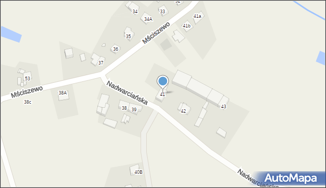 Mściszewo, Mściszewo, 41, mapa Mściszewo