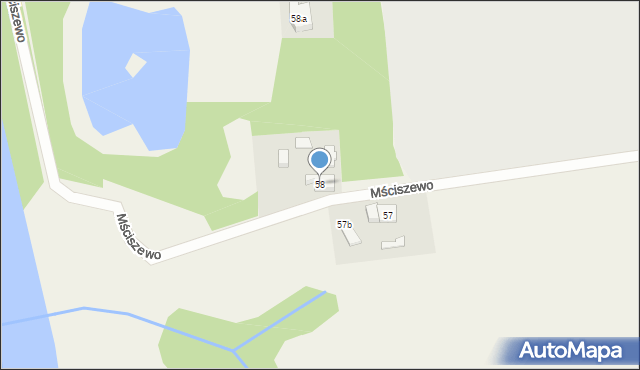 Mściszewo, Mściszewo, 58, mapa Mściszewo