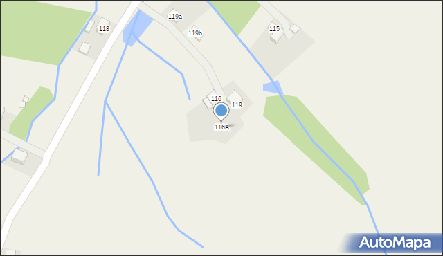 Mściszów, Mściszów, 116A, mapa Mściszów