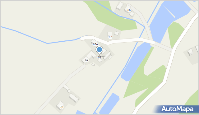Mściszów, Mściszów, 68, mapa Mściszów