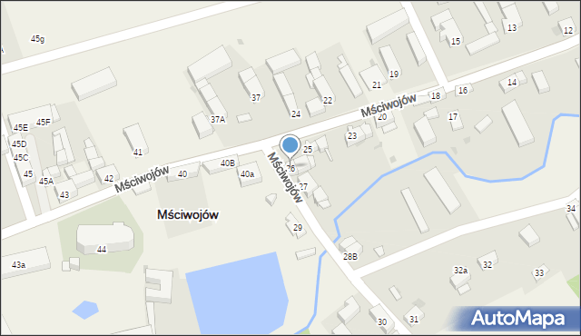 Mściwojów, Mściwojów, 26, mapa Mściwojów