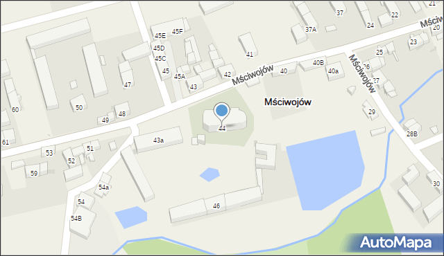 Mściwojów, Mściwojów, 44, mapa Mściwojów