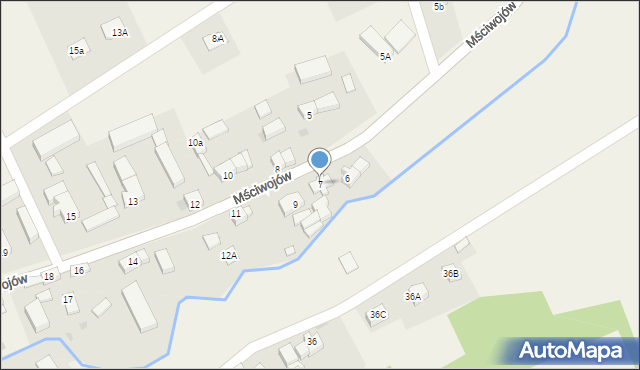 Mściwojów, Mściwojów, 7, mapa Mściwojów