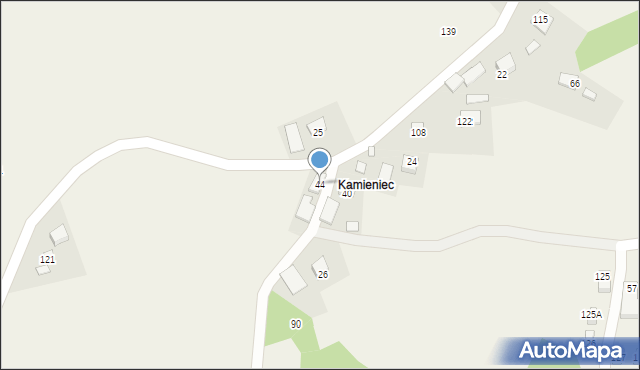 Mstów, Mstów, 44, mapa Mstów