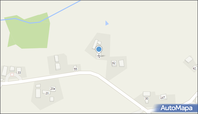 Mstów, Mstów, 72, mapa Mstów
