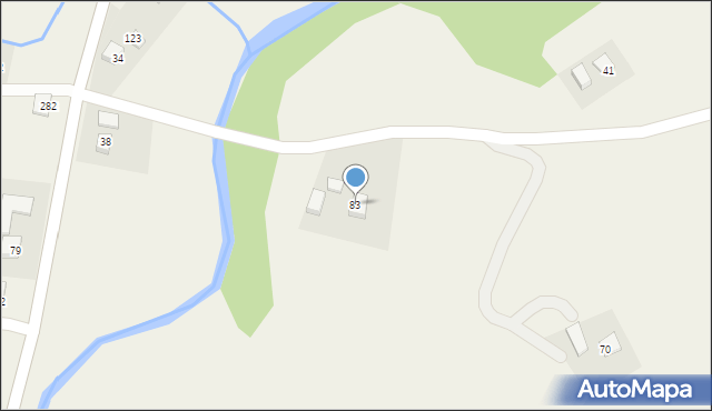 Mstów, Mstów, 83, mapa Mstów