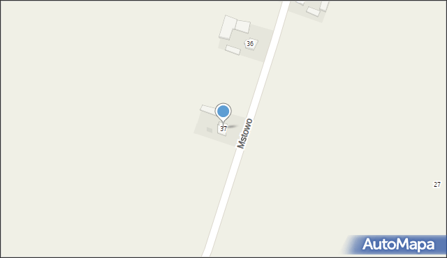 Mstowo, Mstowo, 37, mapa Mstowo