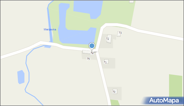 Mstyczów, Mstyczów, 74, mapa Mstyczów