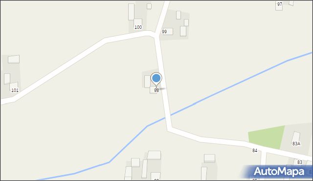 Mstyczów, Mstyczów, 98, mapa Mstyczów