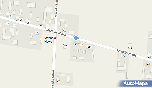 Mszadla Nowa, Mszadla Nowa, 27, mapa Mszadla Nowa
