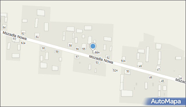 Mszadla Nowa, Mszadla Nowa, 54, mapa Mszadla Nowa
