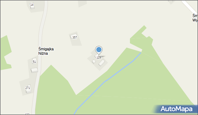 Mszalnica, Mszalnica, 129, mapa Mszalnica