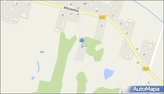 Mszanka, Mszanka, 26, mapa Mszanka