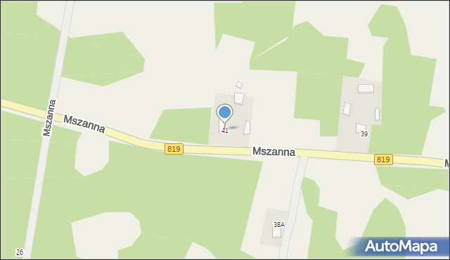 Mszanna, Mszanna, 41, mapa Mszanna