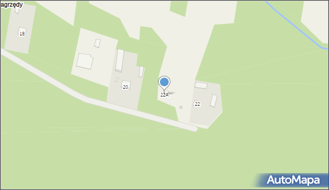 Mszanna-Kolonia, Mszanna-Kolonia, 22A, mapa Mszanna-Kolonia