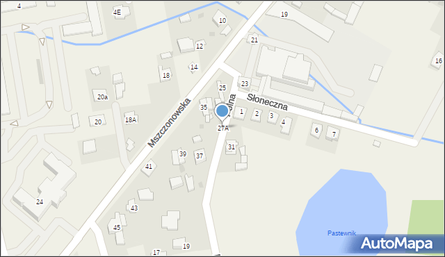 Nadarzyn, Mszczonowska, 27A, mapa Nadarzyn