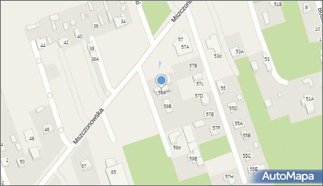 Nadarzyn, Mszczonowska, 59A, mapa Nadarzyn