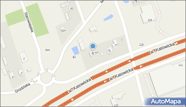 Nadarzyn, Mszczonowska, 81, mapa Nadarzyn