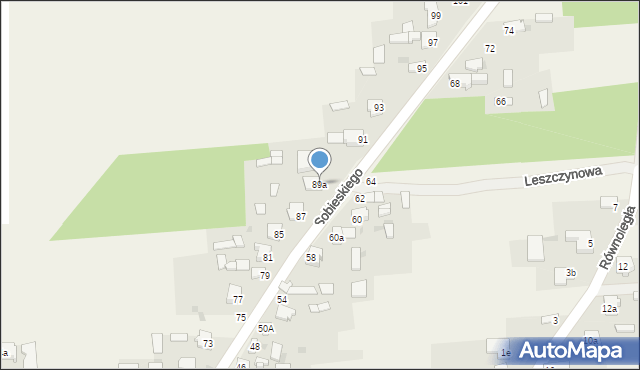 Nieznanice, Mstowska, 89a, mapa Nieznanice