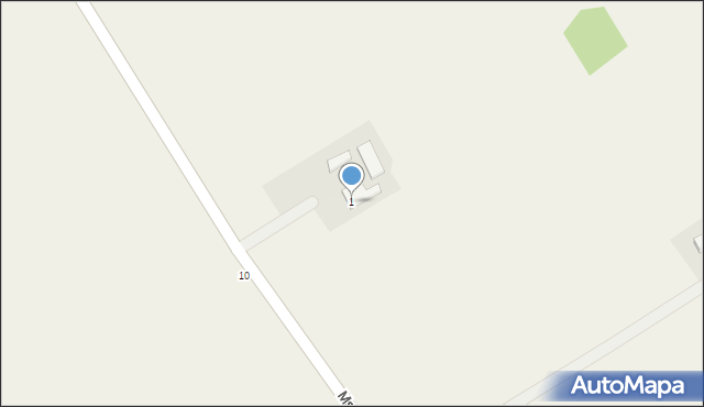 Osuchów, Mszczonowska, 1, mapa Osuchów