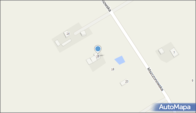 Osuchów, Mszczonowska, 16, mapa Osuchów