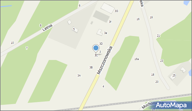 Piotrkowice, Mszczonowska, 3C, mapa Piotrkowice