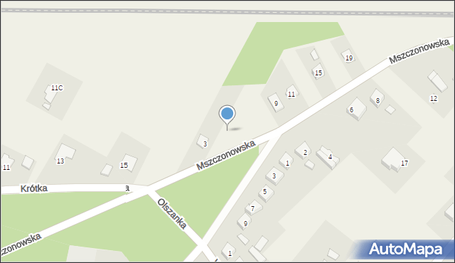 Puszcza Mariańska, Mszczonowska, 5, mapa Puszcza Mariańska
