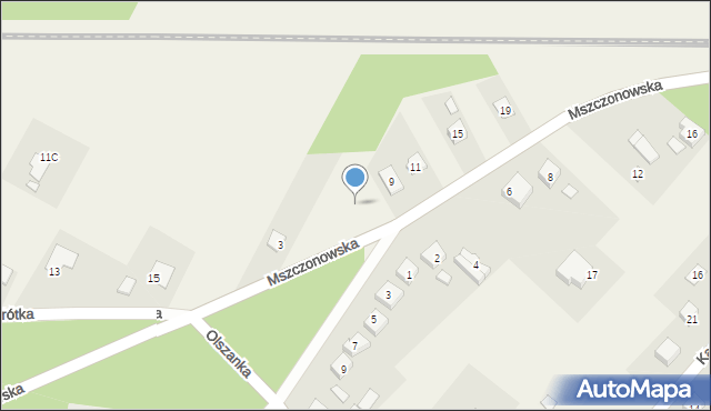 Puszcza Mariańska, Mszczonowska, 7, mapa Puszcza Mariańska