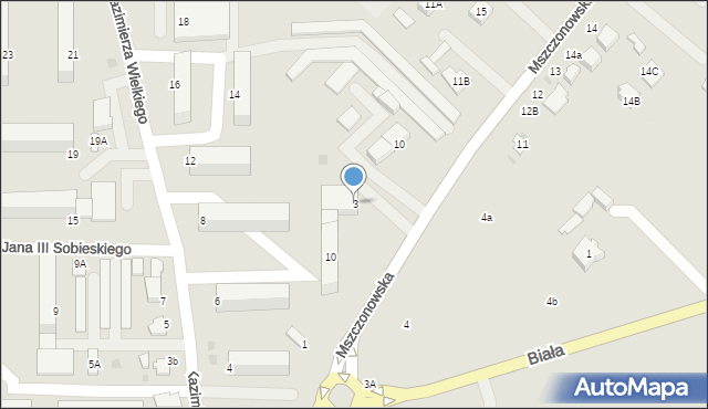 Rawa Mazowiecka, Mszczonowska, 3, mapa Rawa Mazowiecka