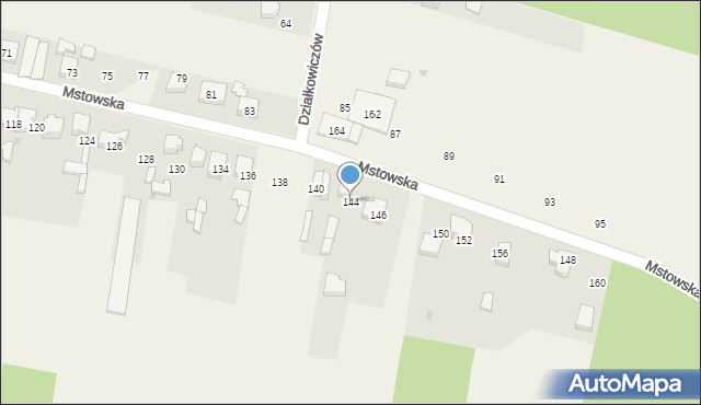 Rędziny, Mstowska, 144, mapa Rędziny