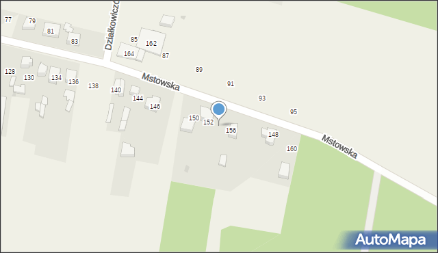 Rędziny, Mstowska, 154, mapa Rędziny