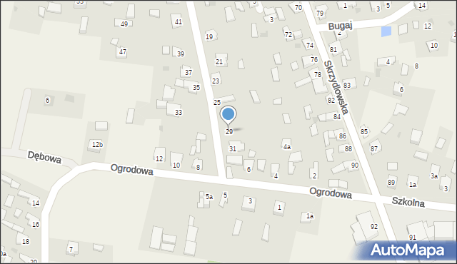 Rzerzęczyce, Mstowska, 29, mapa Rzerzęczyce