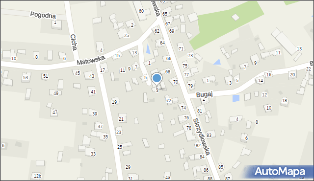 Rzerzęczyce, Mstowska, 3, mapa Rzerzęczyce