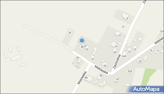 Rzerzęczyce, Mstowska, 34, mapa Rzerzęczyce