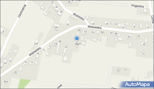 Rzerzęczyce, Mstowska, 65a, mapa Rzerzęczyce