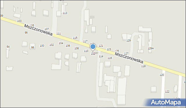 Skierniewice, Mszczonowska, 112, mapa Skierniewic