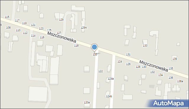 Skierniewice, Mszczonowska, 120, mapa Skierniewic