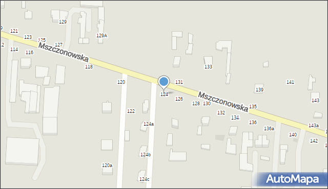 Skierniewice, Mszczonowska, 124, mapa Skierniewic