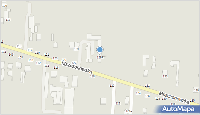Skierniewice, Mszczonowska, 129A, mapa Skierniewic