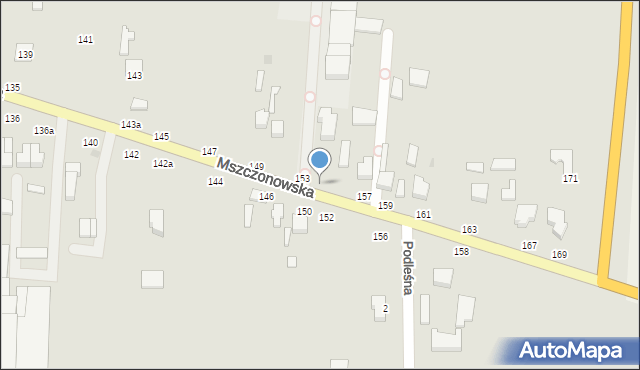 Skierniewice, Mszczonowska, 155, mapa Skierniewic
