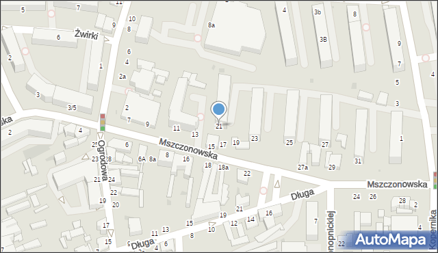 Skierniewice, Mszczonowska, 21, mapa Skierniewic