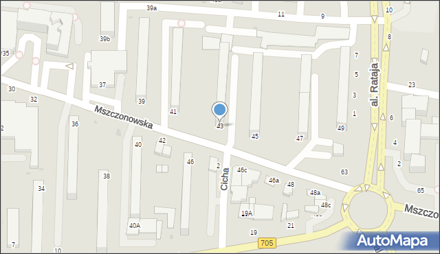 Skierniewice, Mszczonowska, 43, mapa Skierniewic