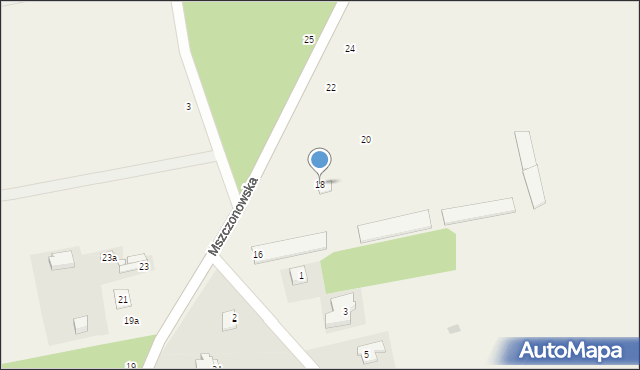 Skuły, Mszczonowska, 18, mapa Skuły