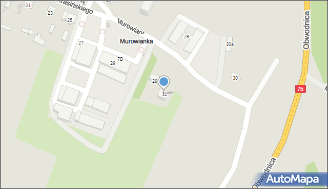 Bochnia, Murowianka, 31, mapa Bochni