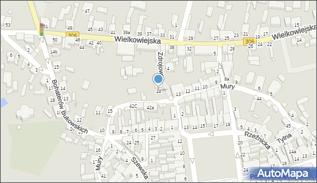 Buk, Mury, 14, mapa Buk