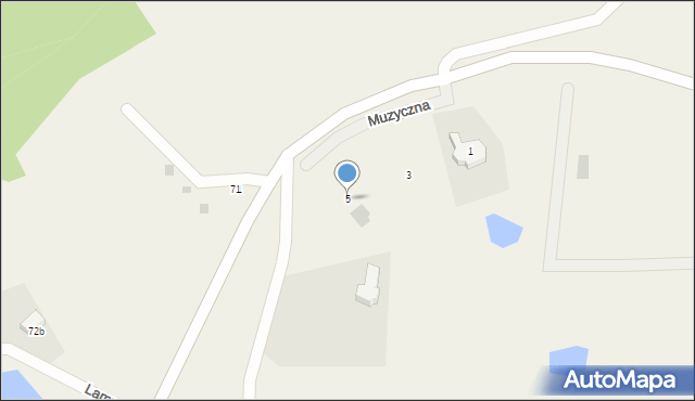 Chmielno, Muzyczna, 5, mapa Chmielno