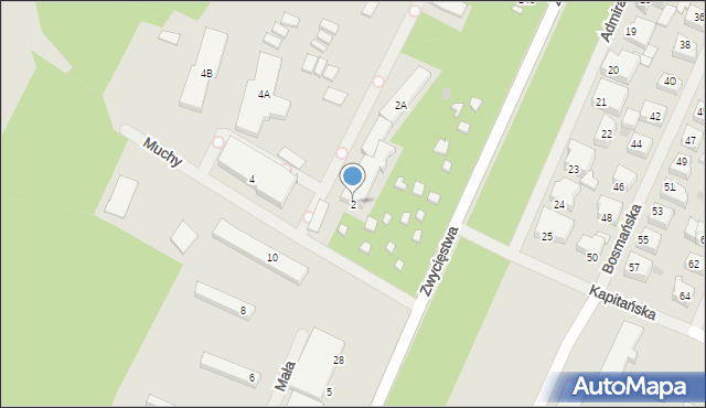 Darłowo, Muchy Józefa, 2, mapa Darłowo