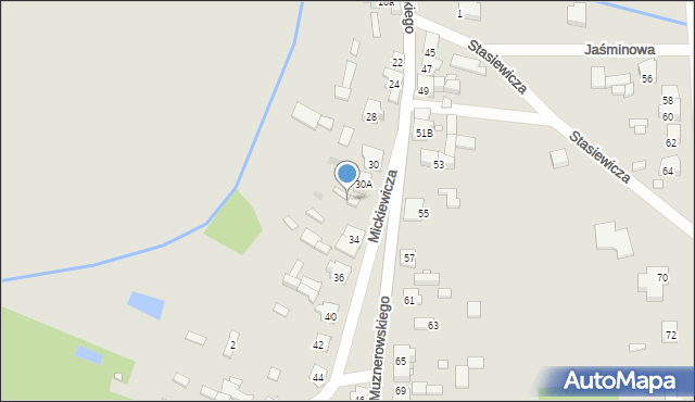 Krzepice, Muznerowskiego Stanisław, ks., 32, mapa Krzepice