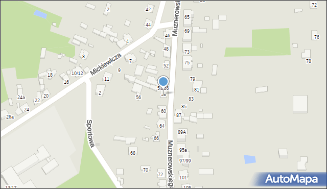 Krzepice, Muznerowskiego Stanisław, ks., 58, mapa Krzepice